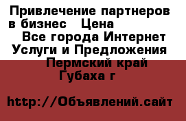 Привлечение партнеров в бизнес › Цена ­ 5000-10000 - Все города Интернет » Услуги и Предложения   . Пермский край,Губаха г.